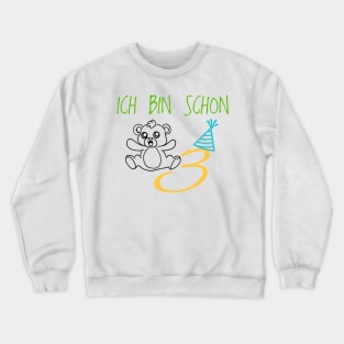 Children's birthday 3 years gift t-shirt Crewneck Sweatshirt